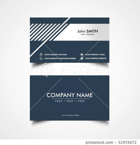 Simple Business Card Template Simple Business Card Template 32959872