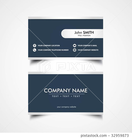 Simple Business Card Template Simple Business Card Template 32959873