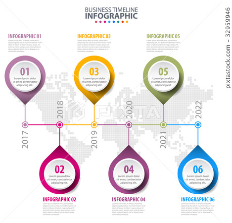 Business Infographics design template illustration 32959946