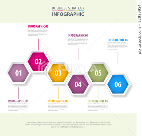 Business Infographics design template illustration Business Infographics design template illustration 32959954