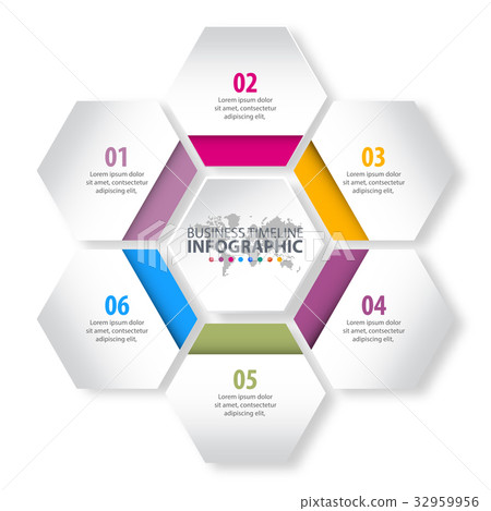 Business Infographics design template illustration Business Infographics design template illustration 32959956
