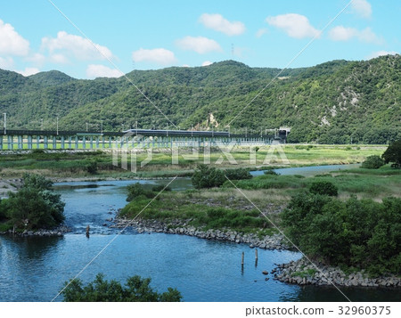 Shinkansen scenery 32960375