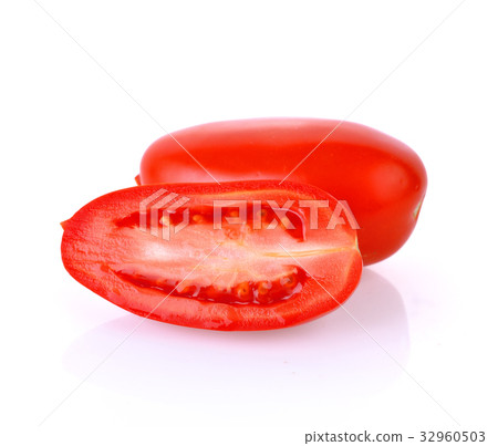 Tomato isolated on white. With clipping path. Tomato isolated on white. With clipping path. 32960503