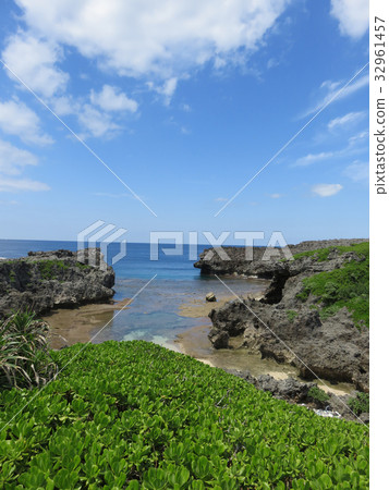 天空和海(白鳥西海岸公園) 天空和海(白鳥西海岸公園) 32961457