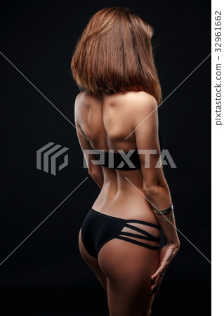 Unrecognizable sexy brunette woman. Nude girl in Unrecognizable sexy brunette woman. Nude girl in 32961662