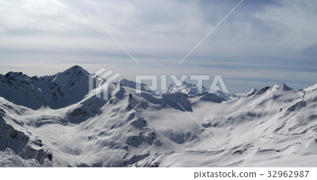 Panorama Caucasus Mountains Panorama Caucasus Mountains 32962987