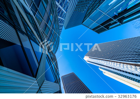 <Tokyo> Shinjuku Fukutoshin business district 32963176