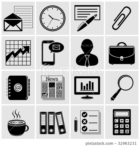 Office and business icons set Office and business icons set 32963231