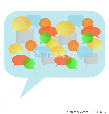 Various bubbles for speech Various bubbles for speech 32963287