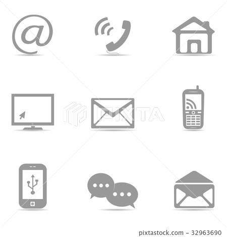 Contact icons Contact icons 32963690