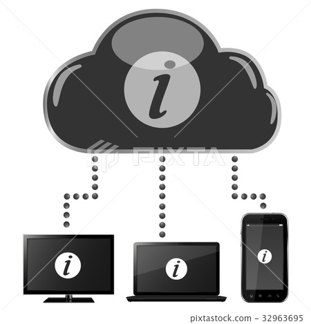 Cloud computing concept Cloud computing concept 32963695