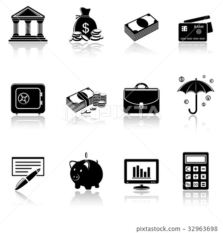 Banking icons Banking icons 32963698