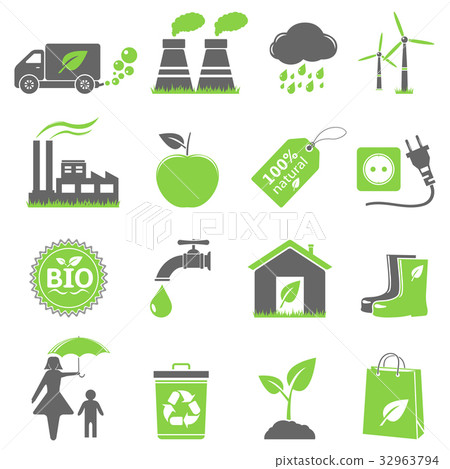 Eco icons 32963794
