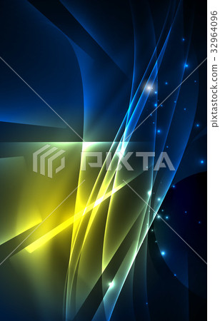 Vector polar lights concept background 32964096