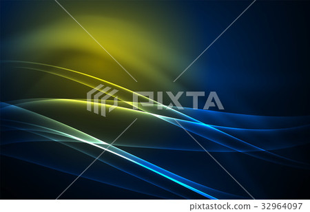 Vector polar lights concept background 32964097