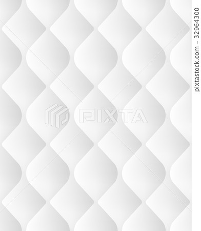 Soft light gray wave seamless background. EPS 10 32964300