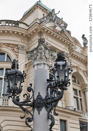 Theater in the Old Town of Krakow, Poland. Theater in the Old Town of Krakow, Poland. 32964675