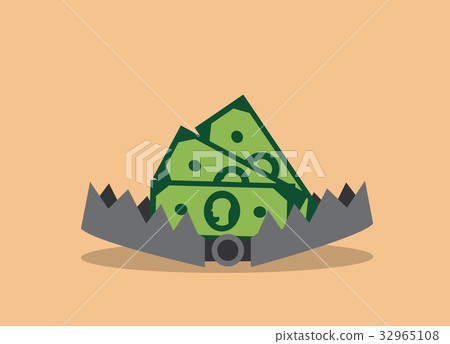 In the open iron trap lies money In the open iron trap lies money 32965108