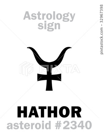 Astrology: asteroid HATHOR 32967398