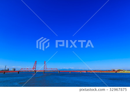 築後川Nobori橋福岡佐賀 築後川Nobori橋福岡佐賀 32967875