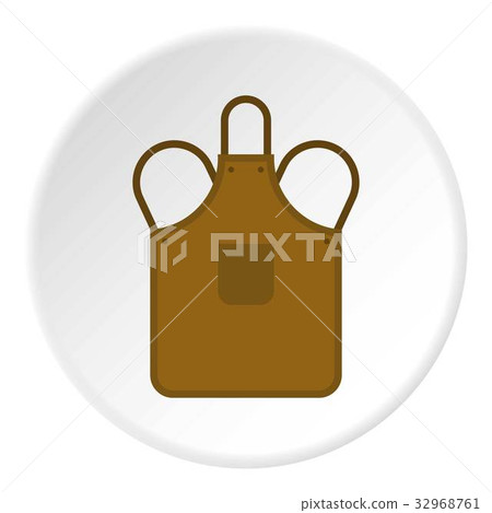 Blacksmiths apron icon circle - Stock Illustration [32968761] - PIXTA