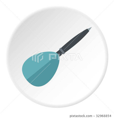 Blue dart arrow icon circle 32968854