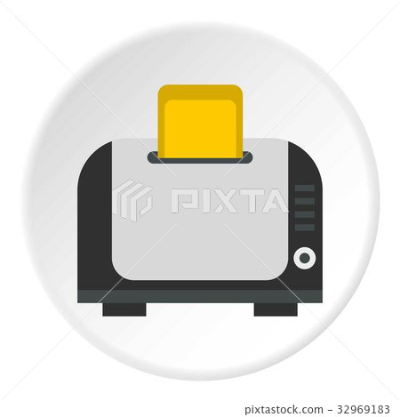 Toaster icon circle Toaster icon circle 32969183
