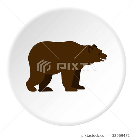 Bear icon circle Bear icon circle 32969471