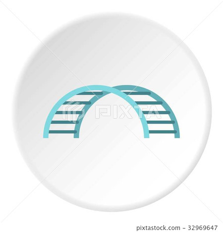 Climbing stairs on a playground icon circle Climbing stairs on a playground icon circle 32969647