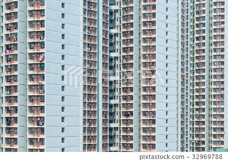 Exterior of tall building 32969788