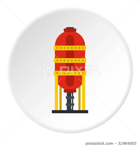 Capacity for oil storage icon circle Capacity for oil storage icon circle 32969805