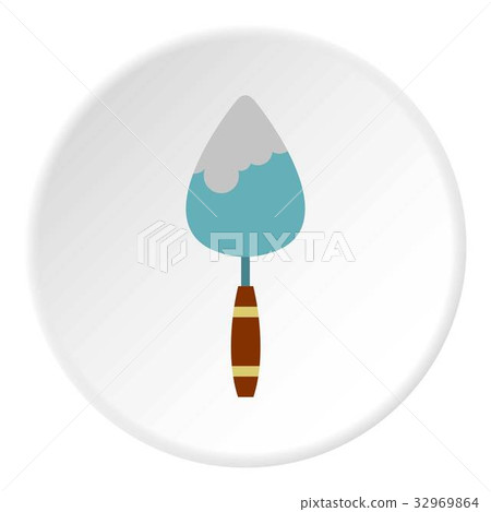 Trowel icon circle Trowel icon circle 32969864