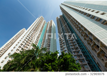 Residential building to the sky Residential building to the sky 32969876