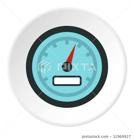 Speedometer icon circle - Stock Illustration [32969927] - PIXTA