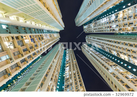 Skyscraper building from low angle Skyscraper building from low angle 32969972