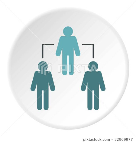 Group of people icon circle 32969977