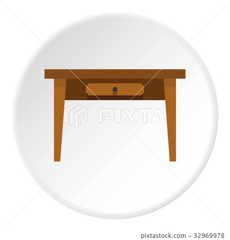 Table icon circle 32969978