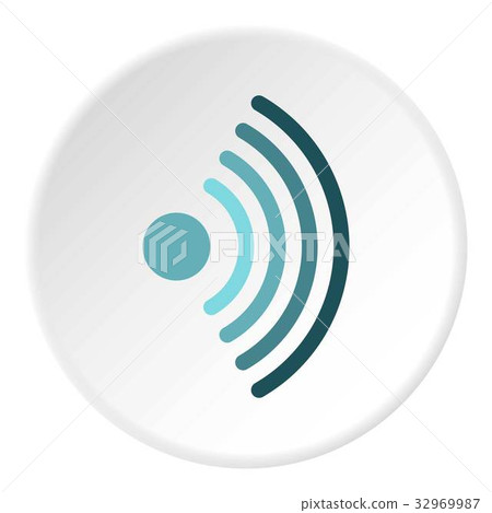 Distribution of Wi-fi icon circle Distribution of Wi-fi icon circle 32969987