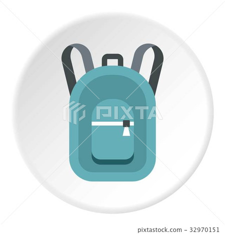 Backpack icon circle Backpack icon circle 32970151