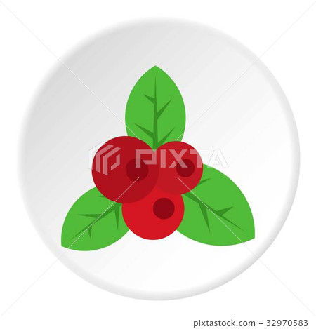 Red currant icon circle - Stock Illustration [32970583] - PIXTA