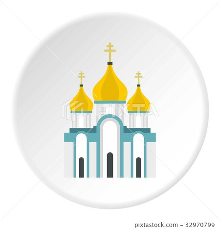 Orthodox church icon circle 32970799