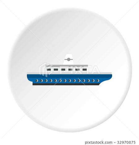 Passenger ship icon circle Passenger ship icon circle 32970875