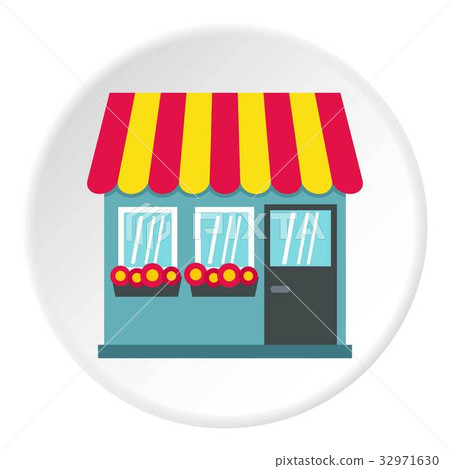 Store icon circle 32971630