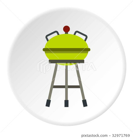 Barbecue grill icon circle Barbecue grill icon circle 32971769