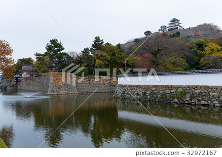 Japanese Marugame Castle in Japan Japanese Marugame Castle in Japan 32972167