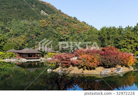 Japanese Ritsurin Garden Japanese Ritsurin Garden 32972228