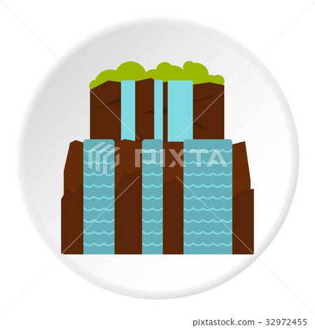 Iguassu Falls icon circle 32972455