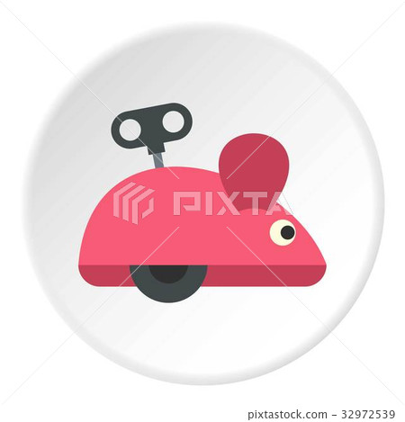 Clockwork mouse icon circle 32972539