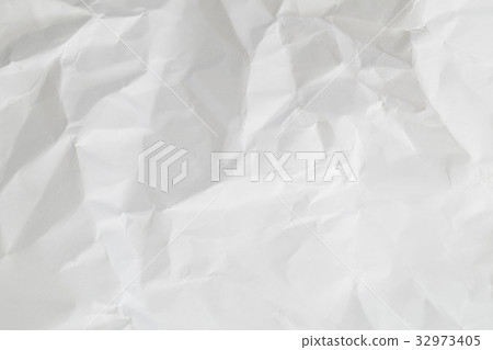 Crumpled white paper background 32973405