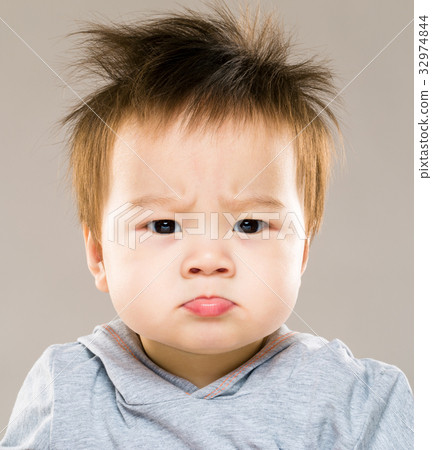 Angry baby boy 32974844